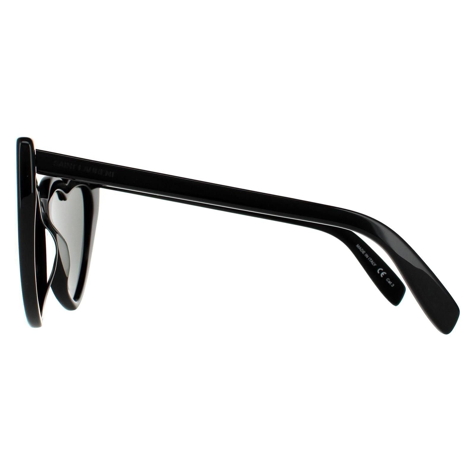 Saint Laurent Saint Laurent Women's Cat Eye Black Grey Sunglasses - 3
