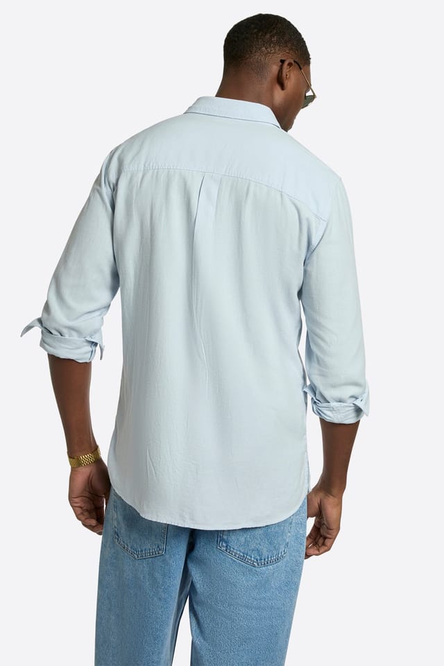 Nautica Nautica Men's Barias Ls Shirt in Pale Blue - 2