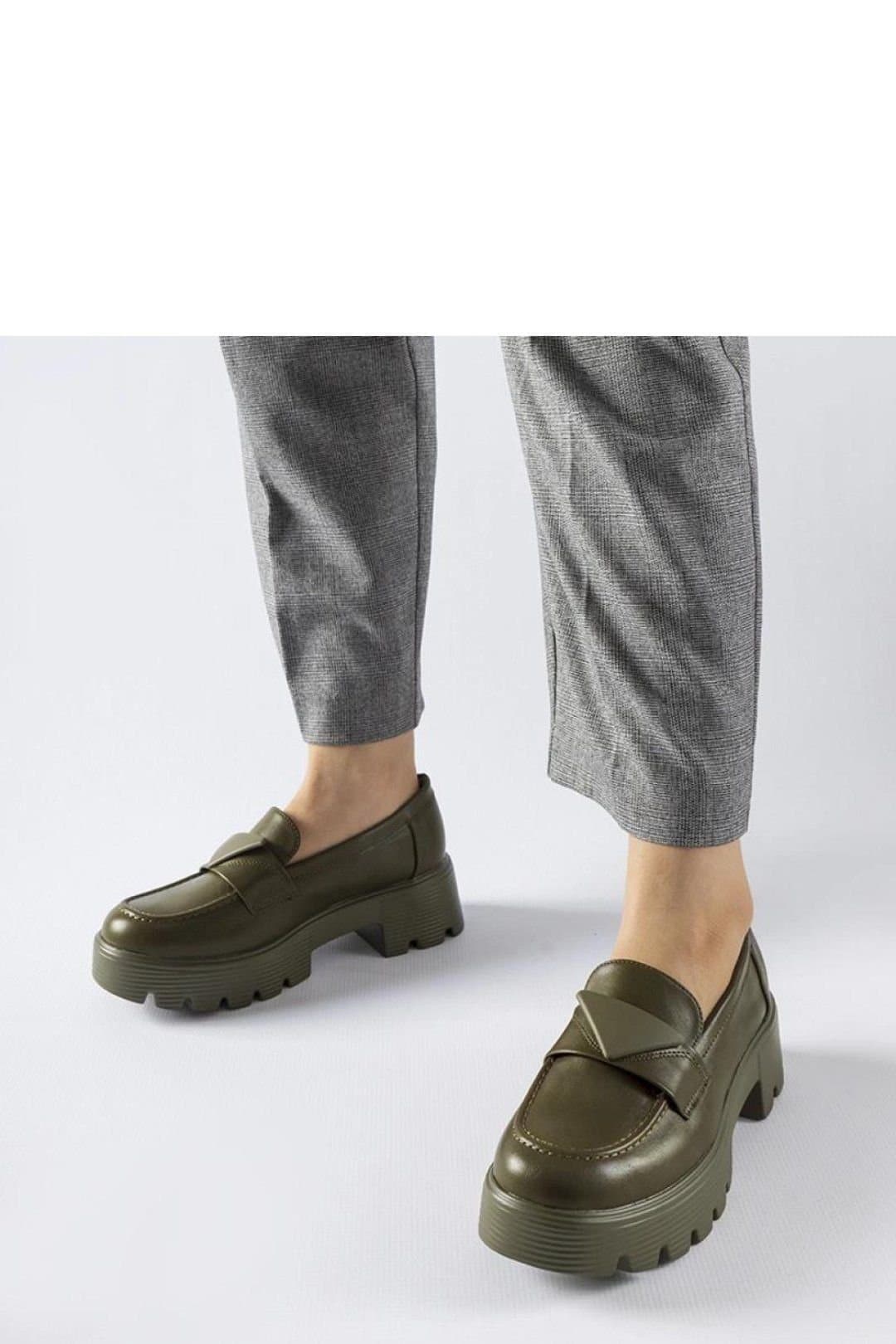 Love Lace Love Lace Green Ecological Loafers for Women
