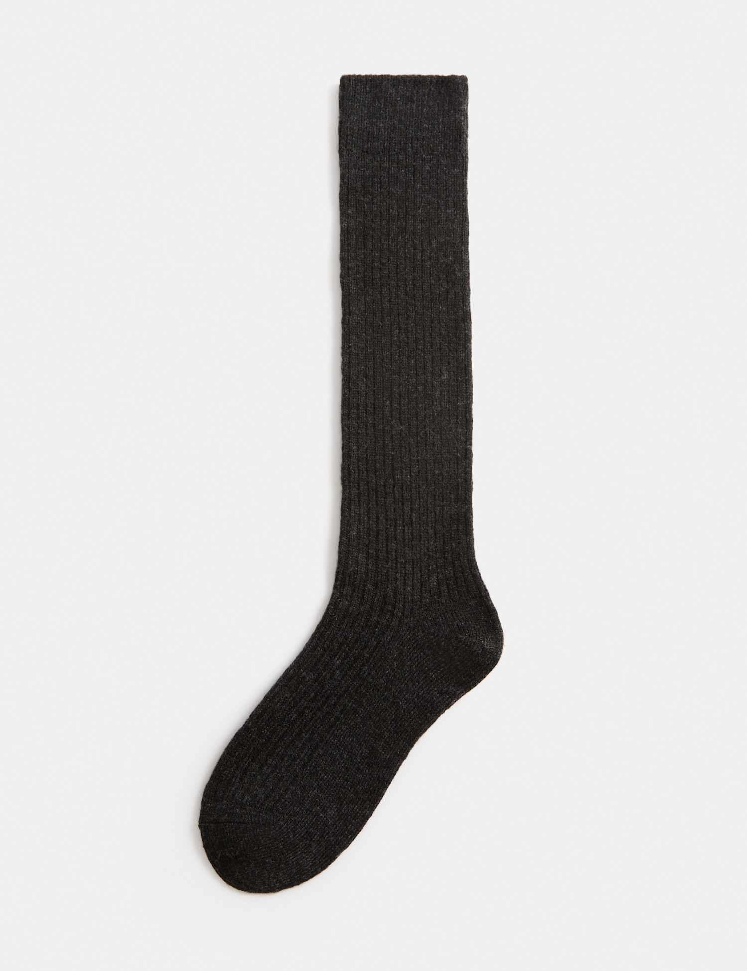 Marks & Spencer M&S Thermal Knee High Socks Charcoal