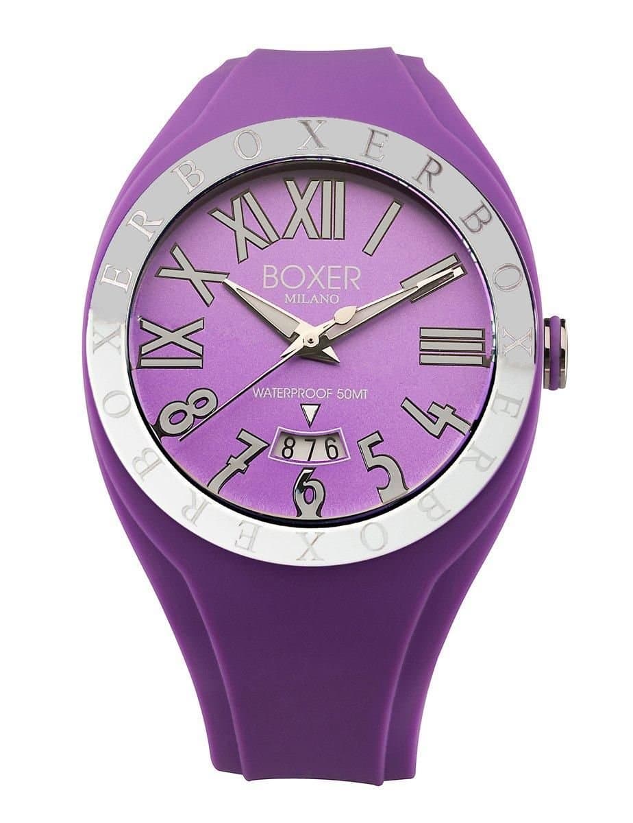 Boxer Boxer Men's Purple Dial Purple Band Watch