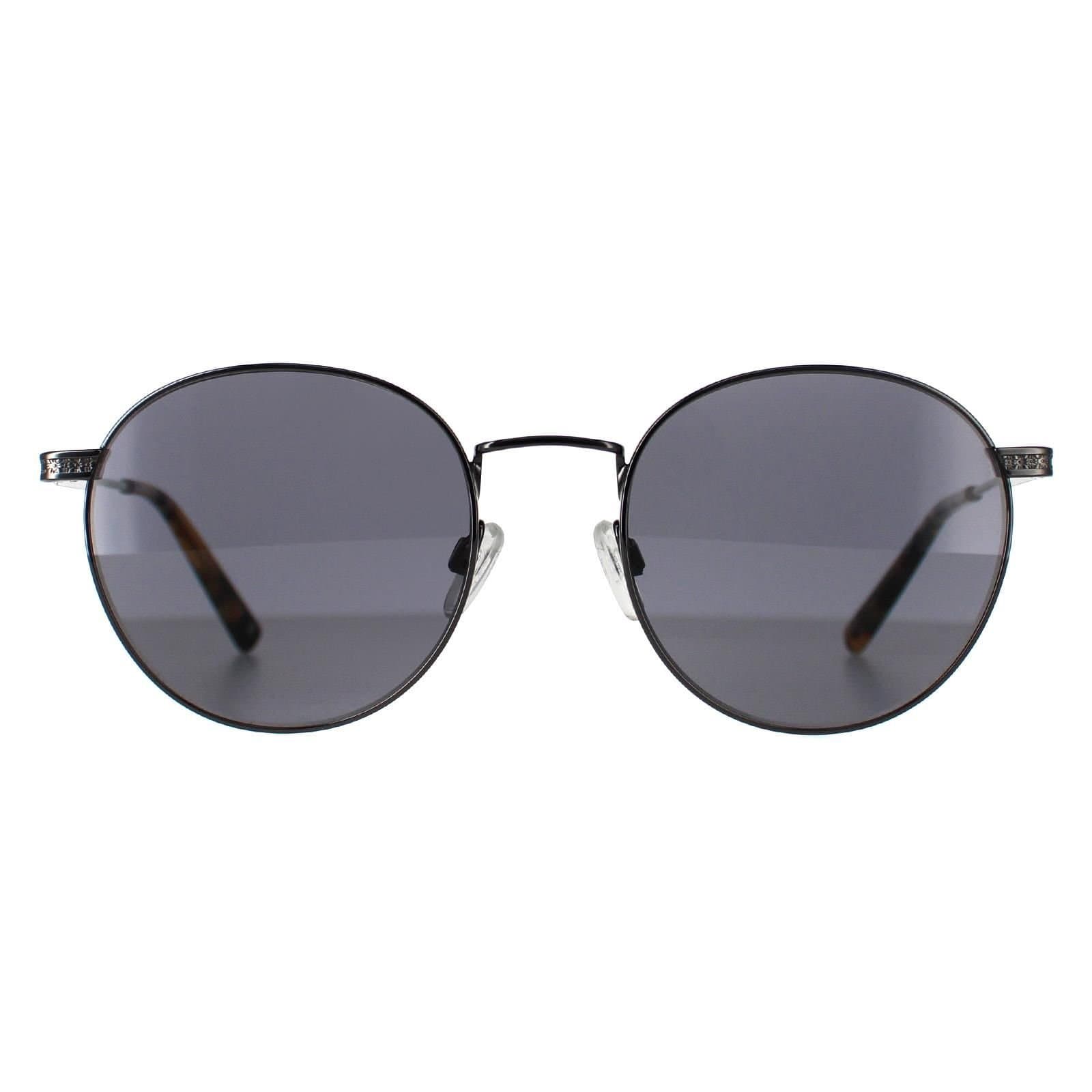 Ted Baker Ted Baker Men's Round Dark Gunmetal Grey TB1693 Ellis