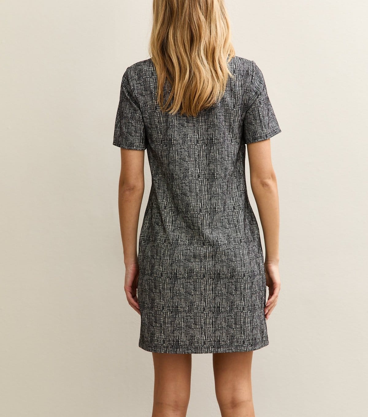 New Look Women's Grey Abstract Pattern T-Shirt Mini Dress New Look - 4