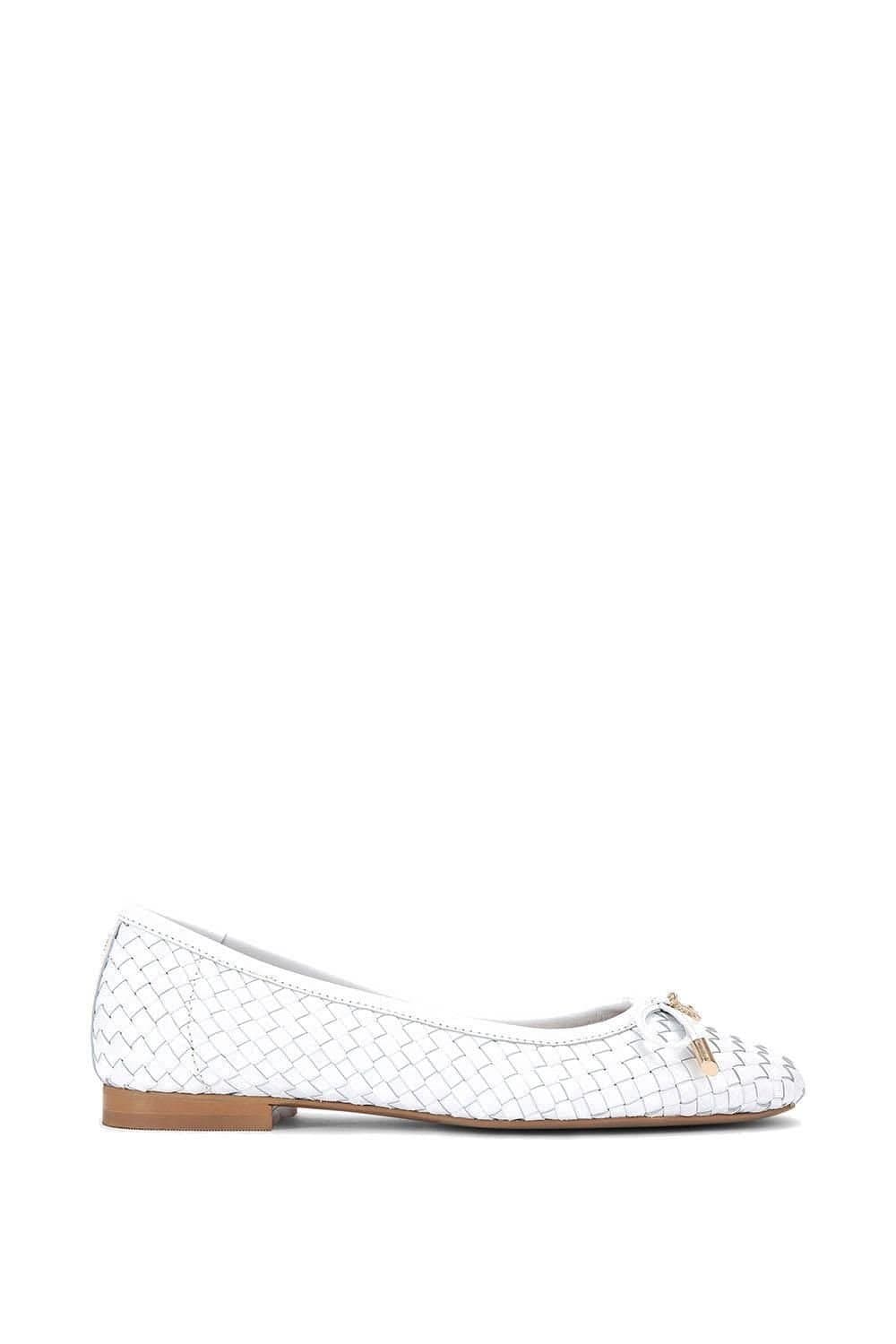 KG Kurt Geiger KG Kurt Geiger Women's 'Nora' Leather Flats in Cream
