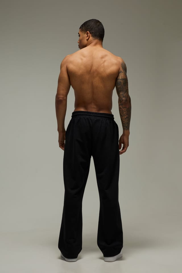 Training Dept. Training Dept. Men's Training Dept Contrast Drawcord Straight Leg Jogger in Black - 2