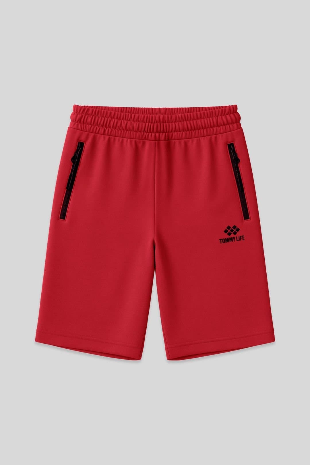 Tommy Life Tommy Life Men's Regular-fit Knit Sweat Shorts in Red