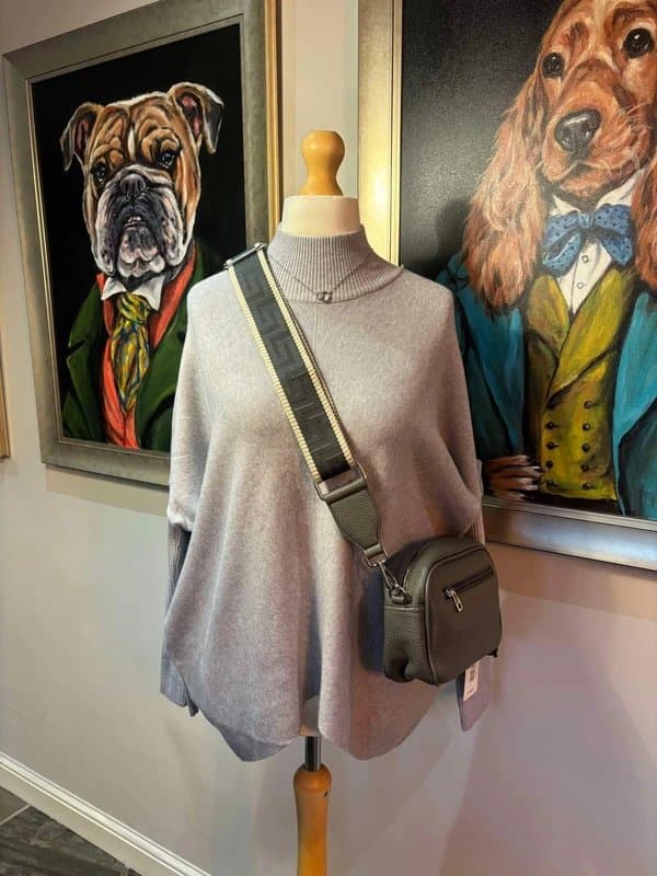 One Size Grey soft jumper