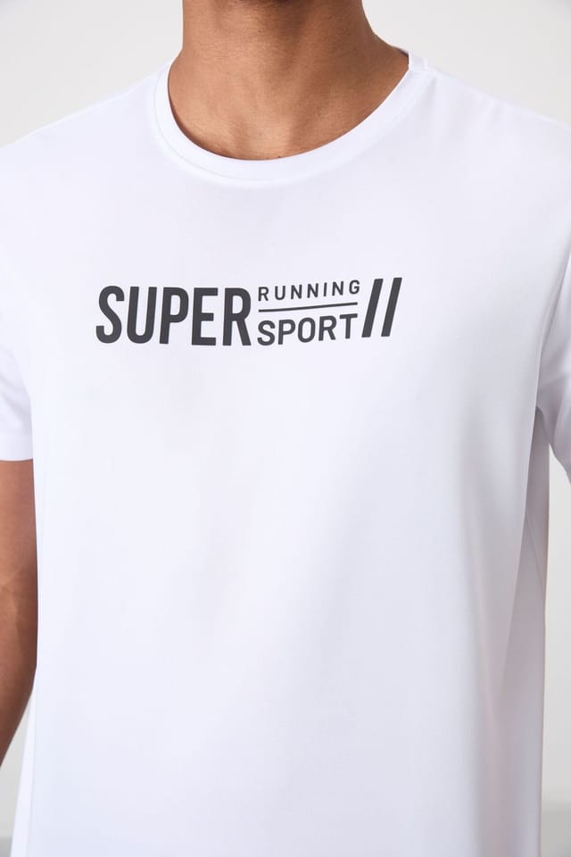 Tommy Life Tommy Life Men's Printed Crew Neck Short-Sleeve T-Shirt in White - 3