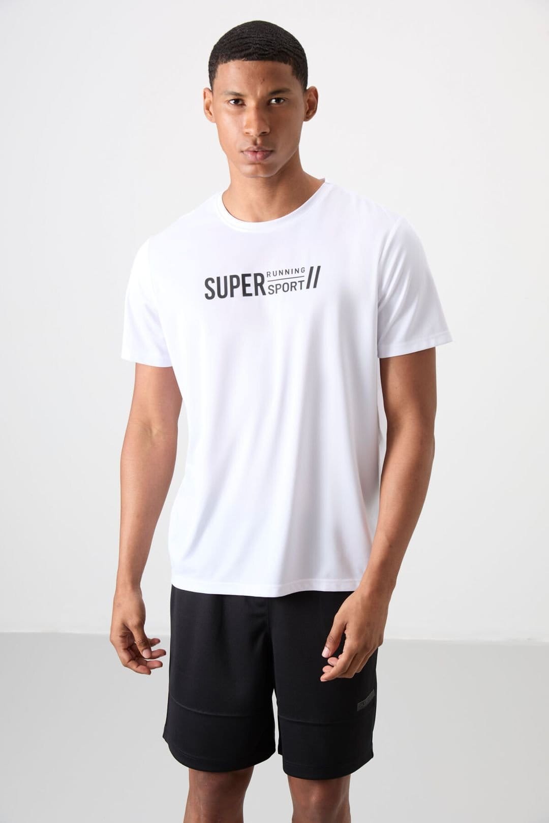 Tommy Life Tommy Life Men's Printed Crew Neck Short-Sleeve T-Shirt in White - 4