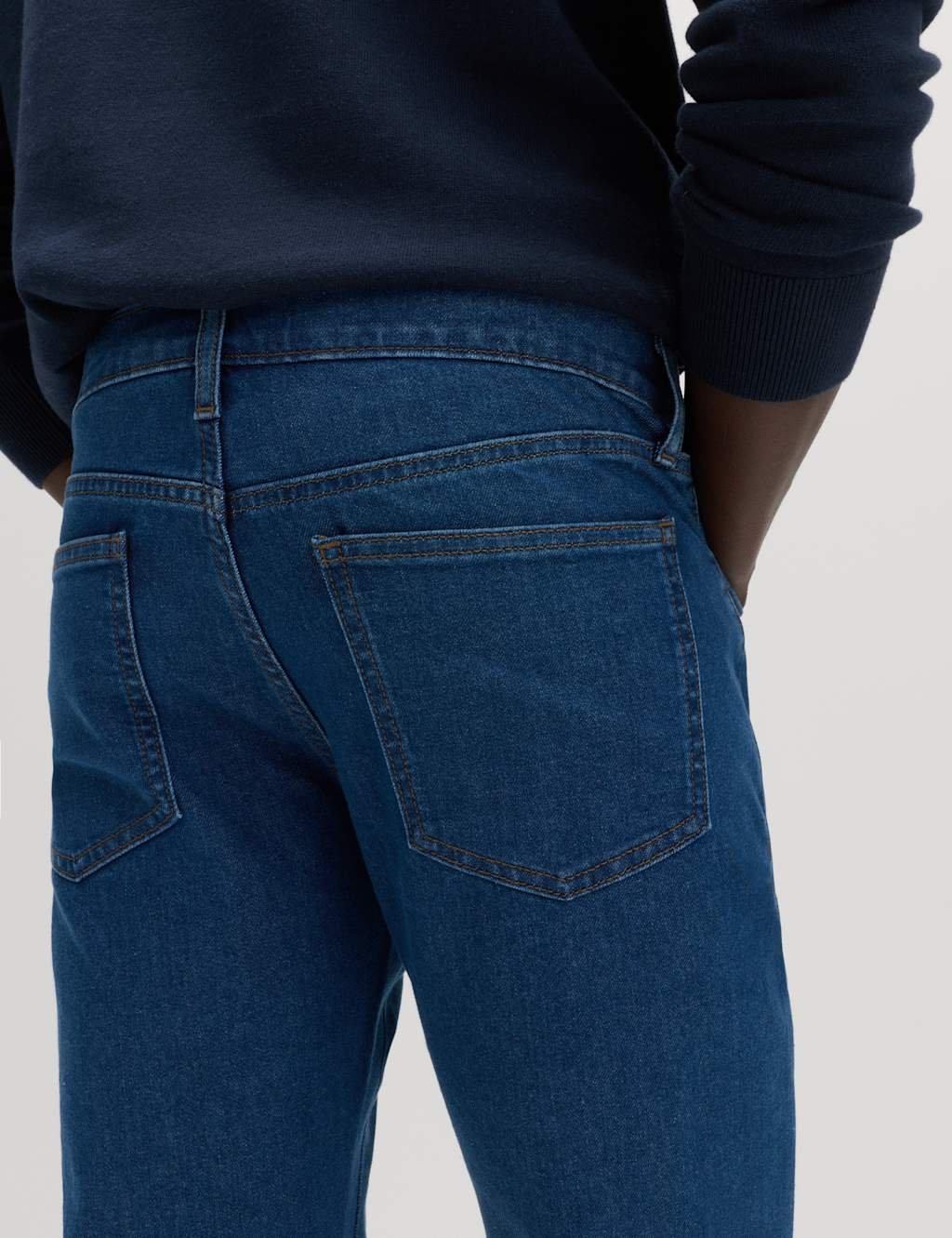 Marks & Spencer M&S Slim Fit Stretch Jeans Medium Blue - 2