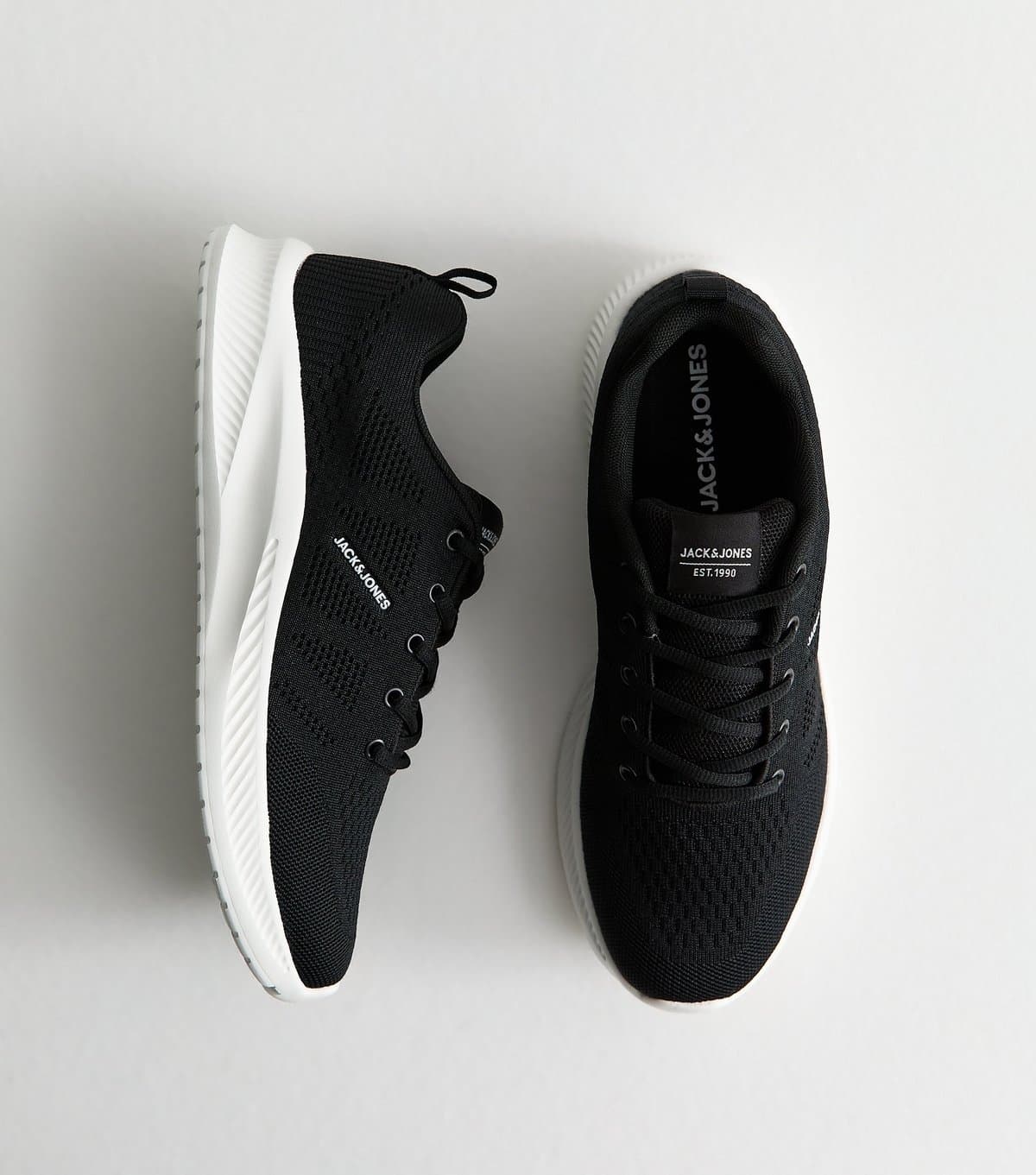 jack & jones Jack & Jones Black Knit Trainers