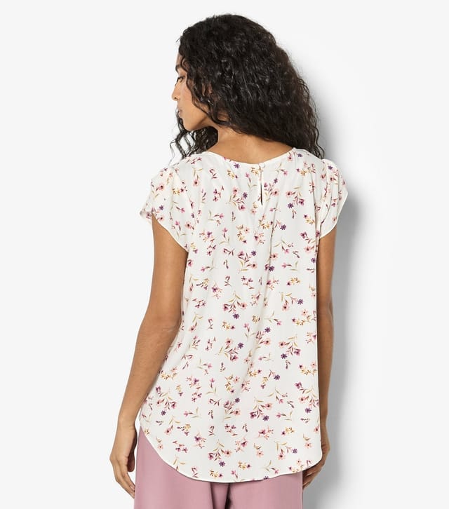Apricot Women's White Floral Print Top Apricot New Look - 3