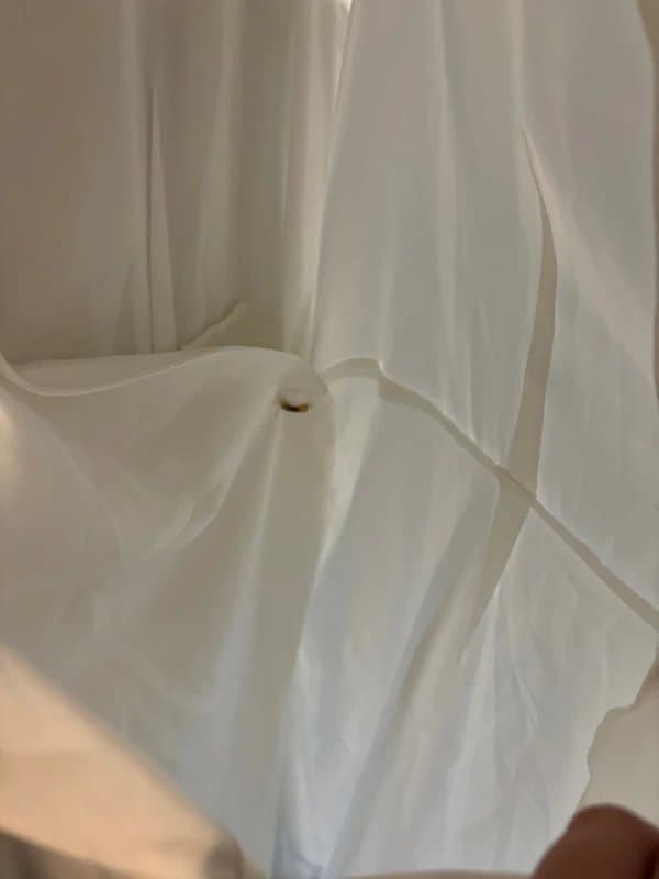 Never Fully Dressed White silk dress