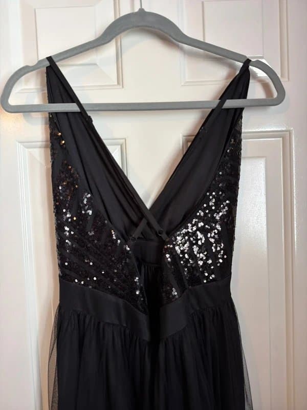 No Label Black Evening/Formal Dress, Size L, No Label