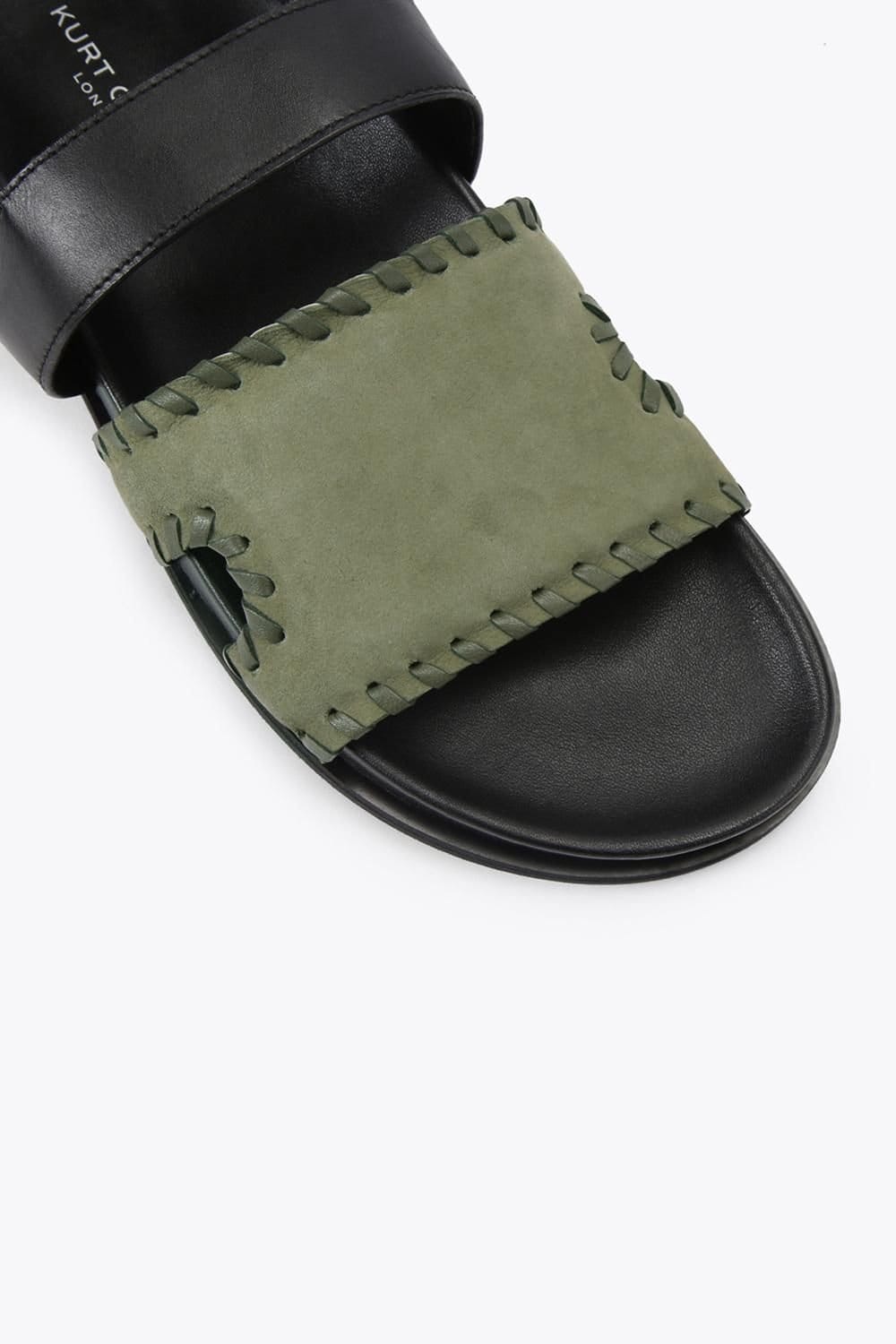 Kurt Geiger London Kurt Geiger London Men's 'Baker Sandal' Leather Sandals in Black - 4
