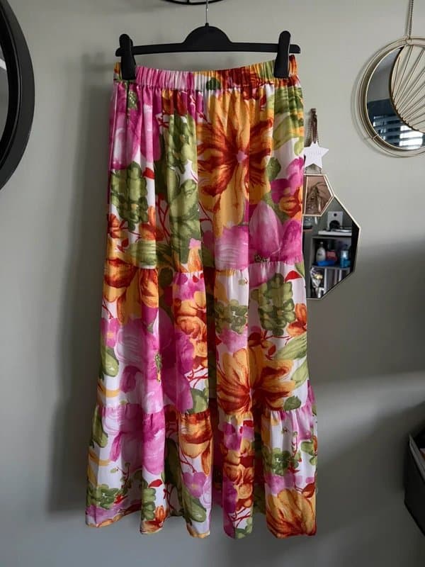 ASOS Design Floral Maxi Skirt