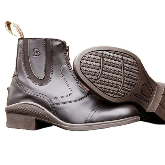 Brogini Brogini Men's Burleigh Easy-Care Paddock Boots in Brown - 2
