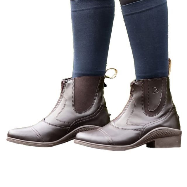 Brogini Brogini Men's Burleigh Easy-Care Paddock Boots in Brown - 3