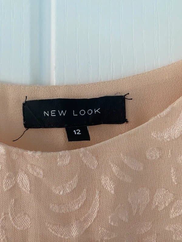 New Look Peach coloured tassel top