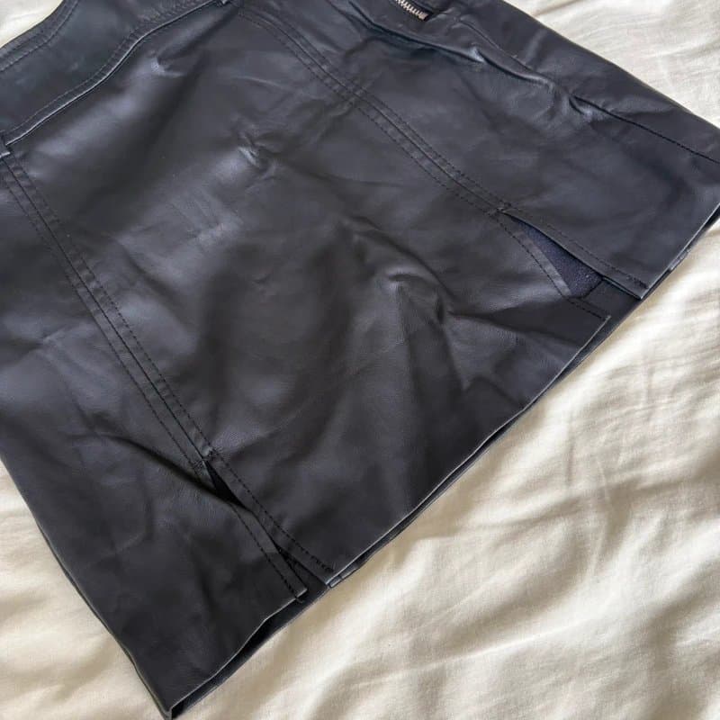 Bershka bershka leather skirt