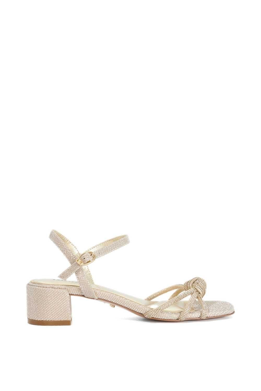 Dune London Dune London Gold Crystal Sandals
