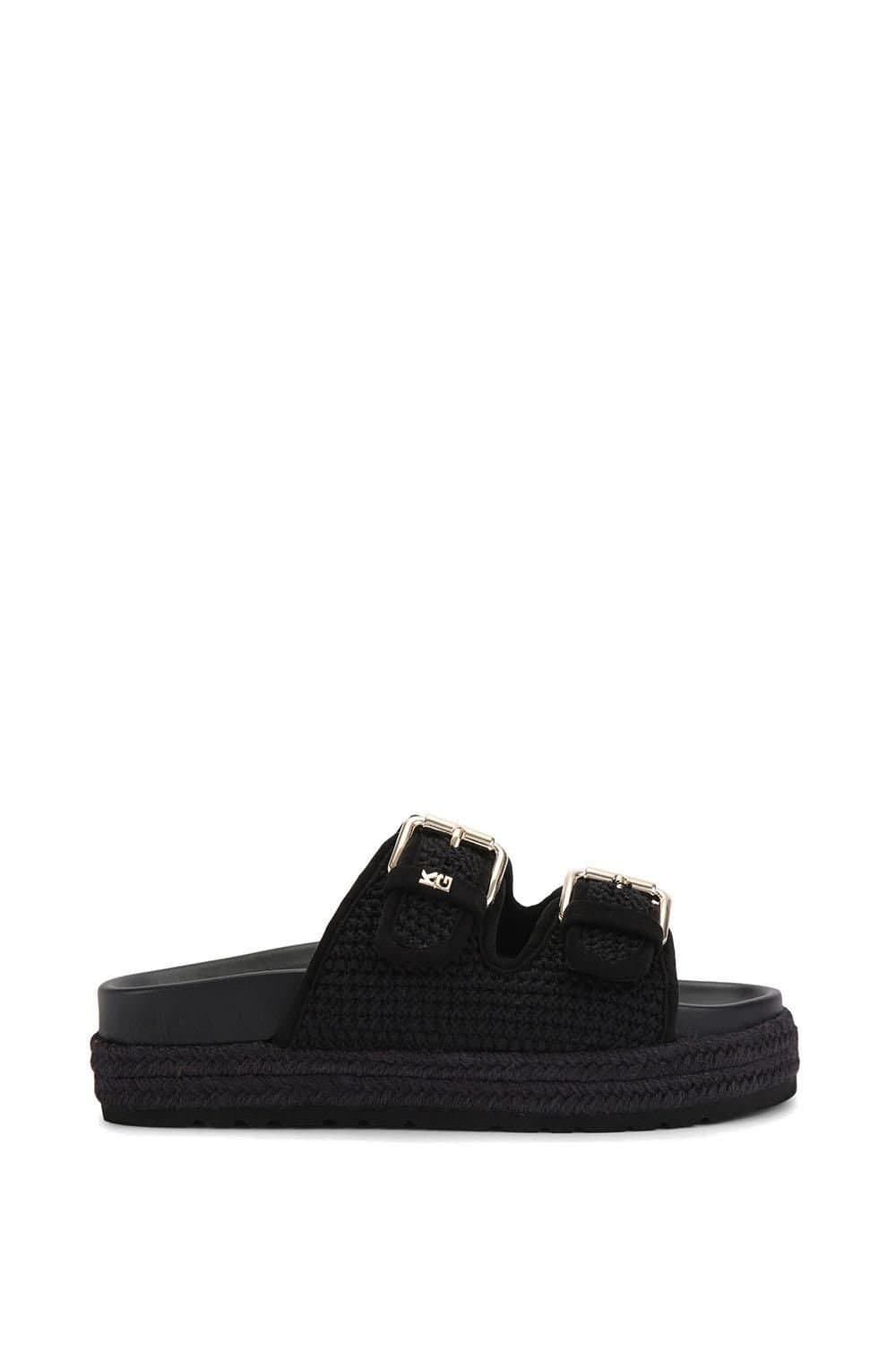 KG Kurt Geiger KG Kurt Geiger Women's 'Raquel2' Fabric Sandals in Black