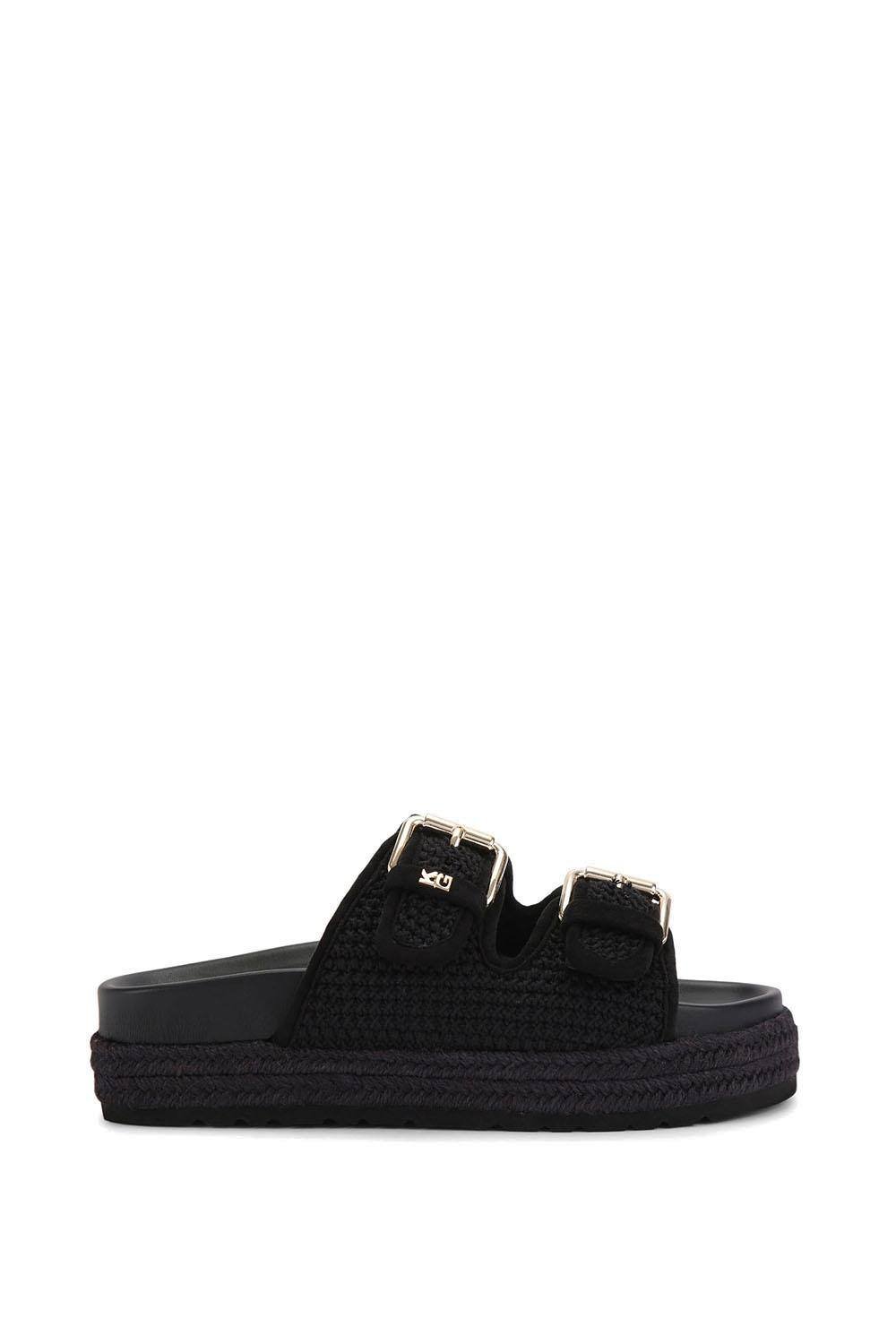 KG Kurt Geiger KG Kurt Geiger Women's 'Raquel2' Fabric Sandals in Black - 3