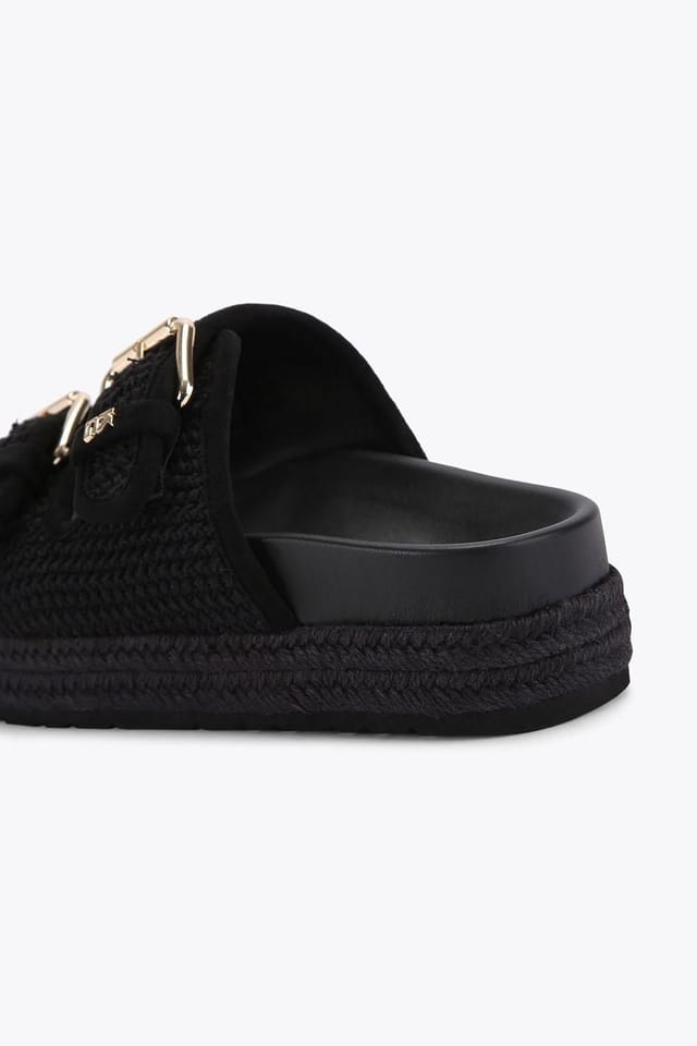 KG Kurt Geiger KG Kurt Geiger Women's 'Raquel2' Fabric Sandals in Black - 3