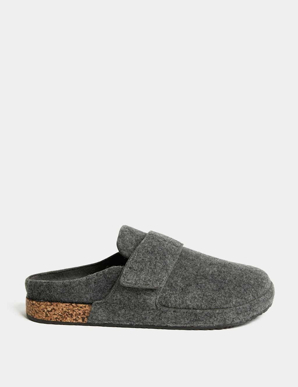Marks & Spencer M&S Corkbed Mule Slippers with Freshfeet™ Grey