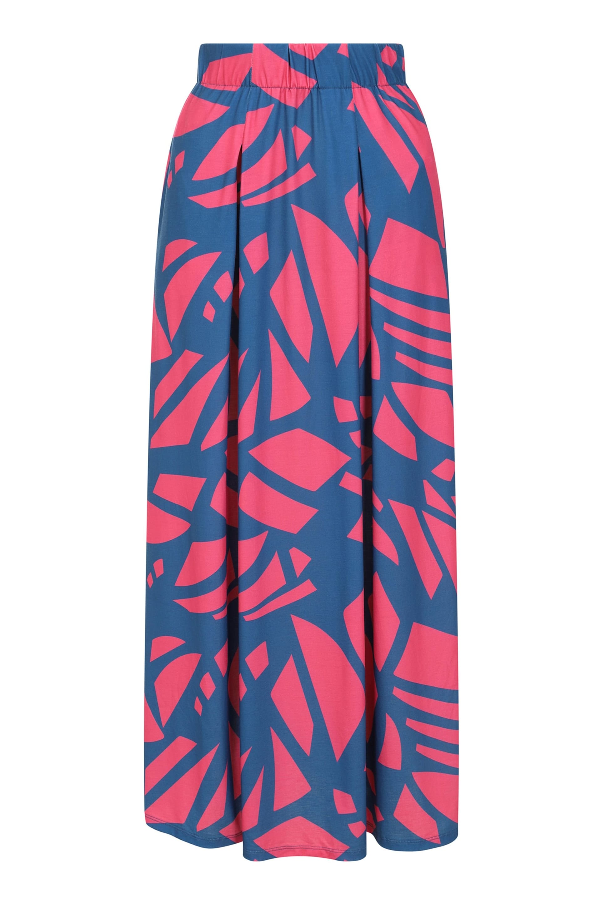 Hot Squash Hot Squash Women's Box Pleat Maxi Skirt in Teal - 4