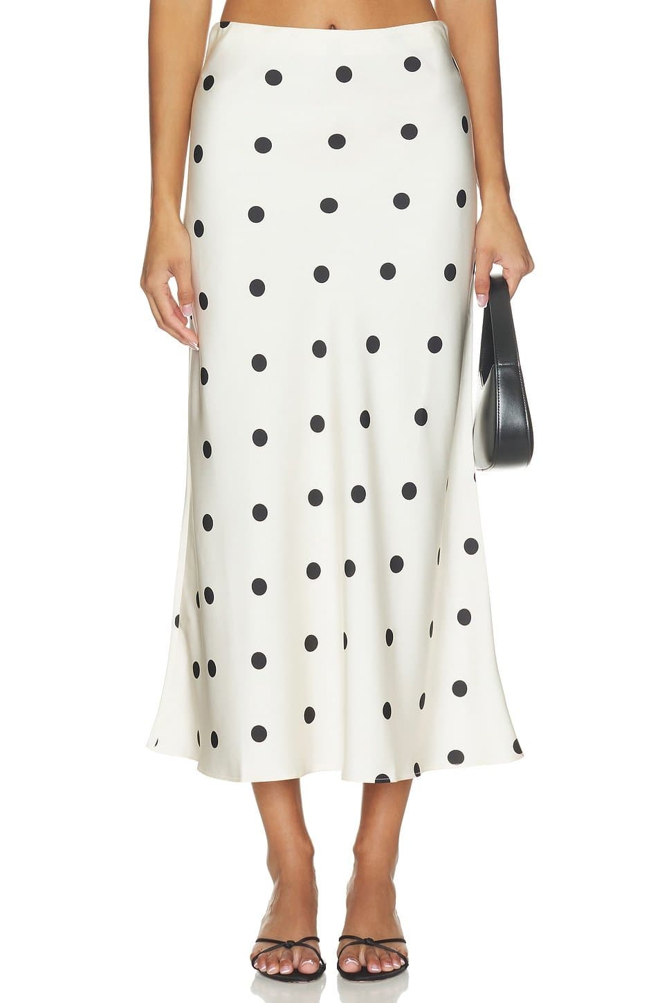 revolve Pheobe Satin Midi Skirt