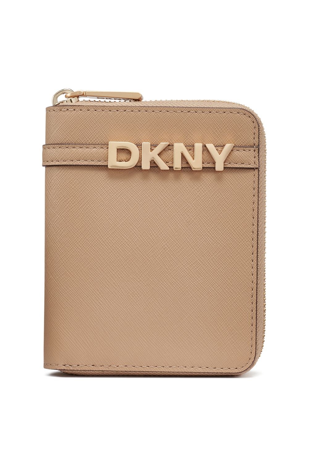DKNY DKNY Women's Avril Small Zip Around Wallet Cappucino in Tan - 3