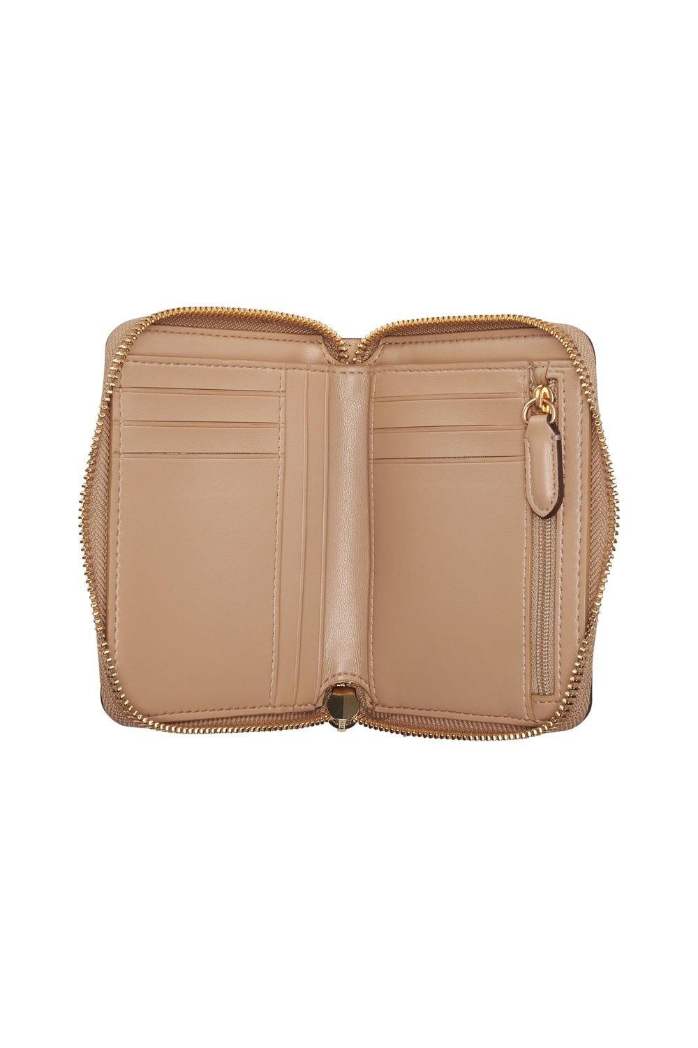 DKNY DKNY Women's Avril Small Zip Around Wallet Cappucino in Tan - 4