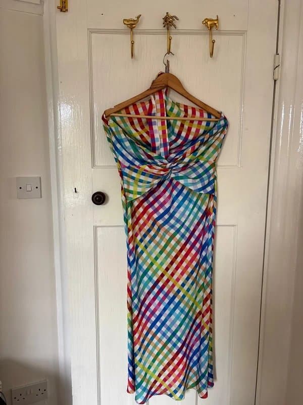 Never Fully Dressed Never fully dressed satin midi dress