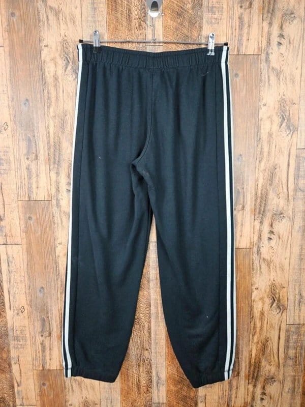 Adidas Black Climalite Track Joggers With 3 Stripes