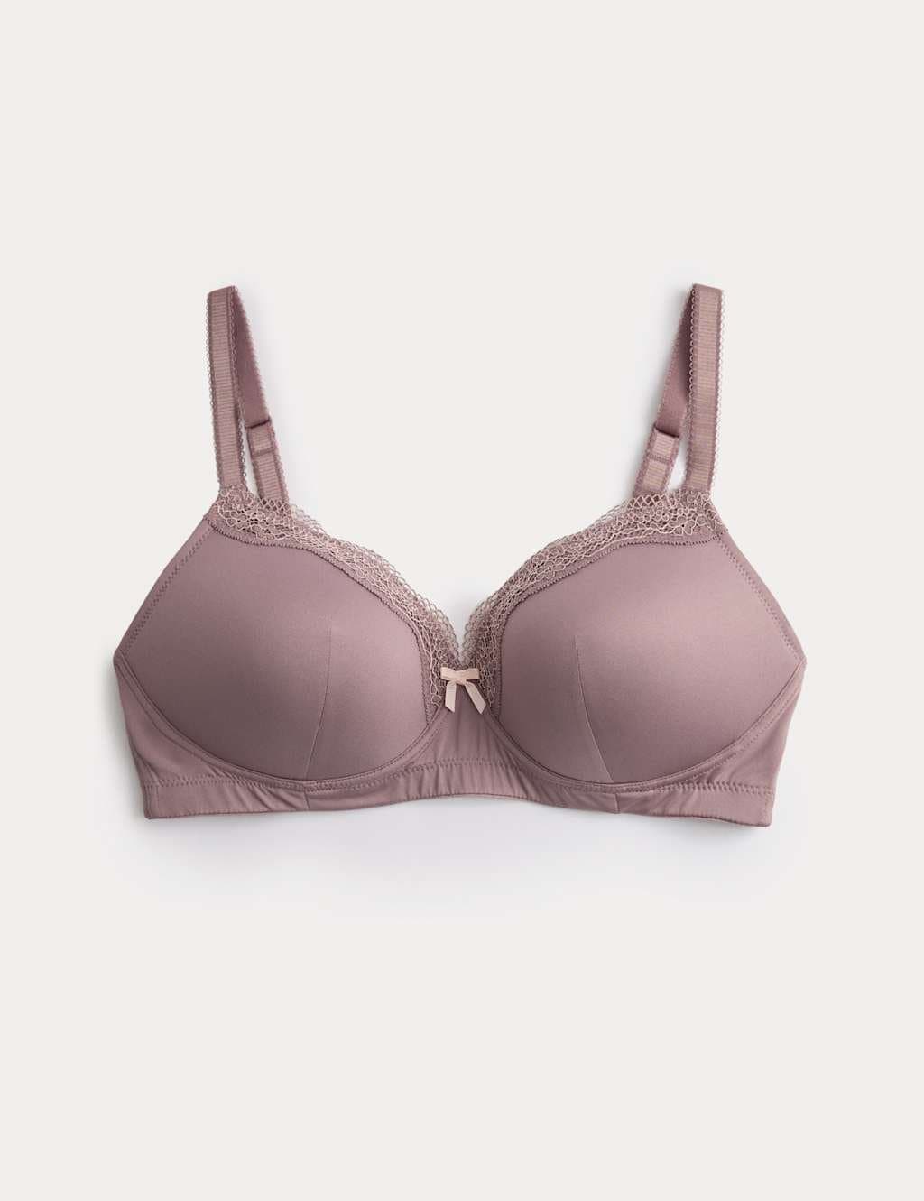 Marks & Spencer M&S Jasmine Lace Non Wired Post Surgery Bra (A-E) Praline