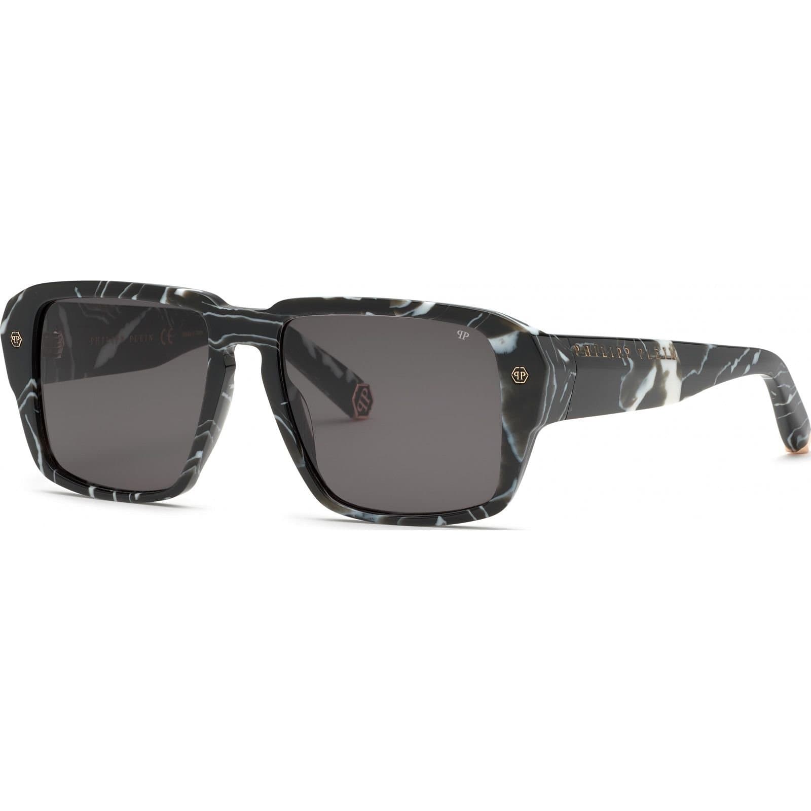 Philipp Plein Philipp Plein Men's SPP081-550Z21 Square/Rectangle Sunglasses in Black