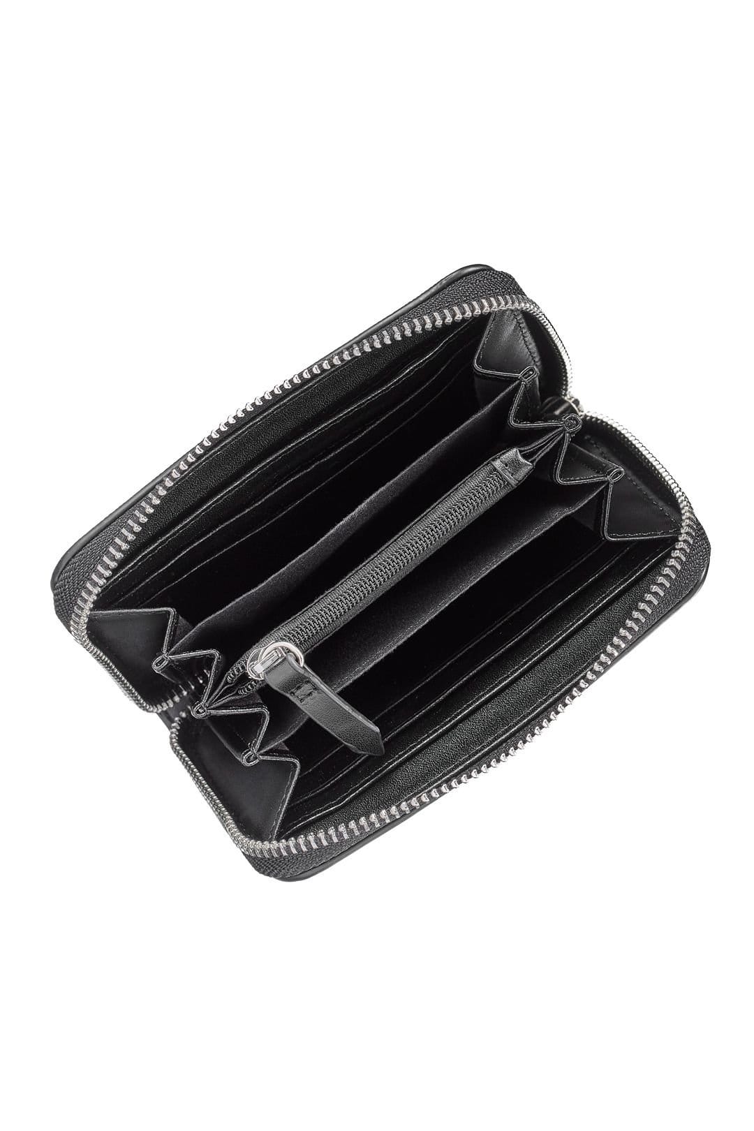 Valentino Bags Valentino Bags Women's Pandia Small Zip Around Purse Black - 4