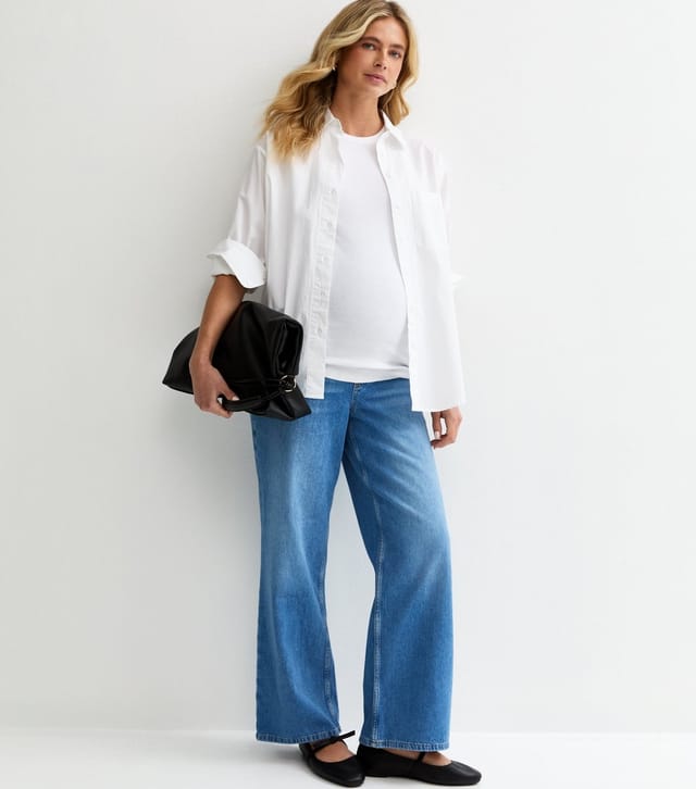 New Look Women's Maternity White Racer Vest Top New Look - 3