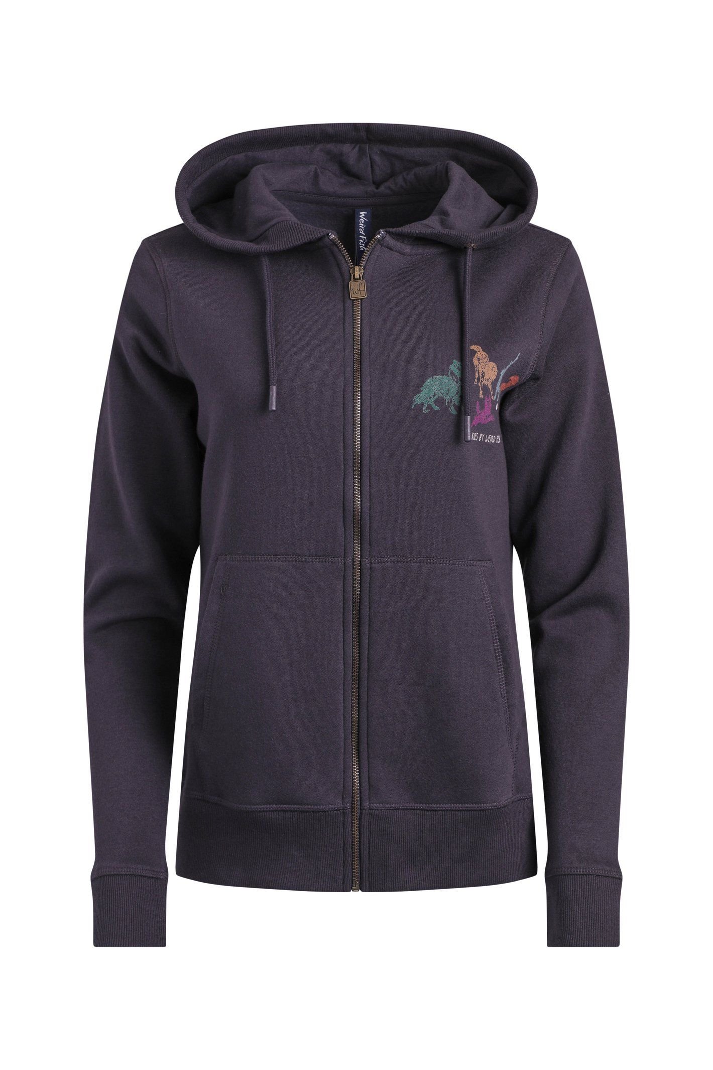 Weird Fish Weird Fish Women's Franchises Graphic Full Zip Hoodie in Midnight - 2