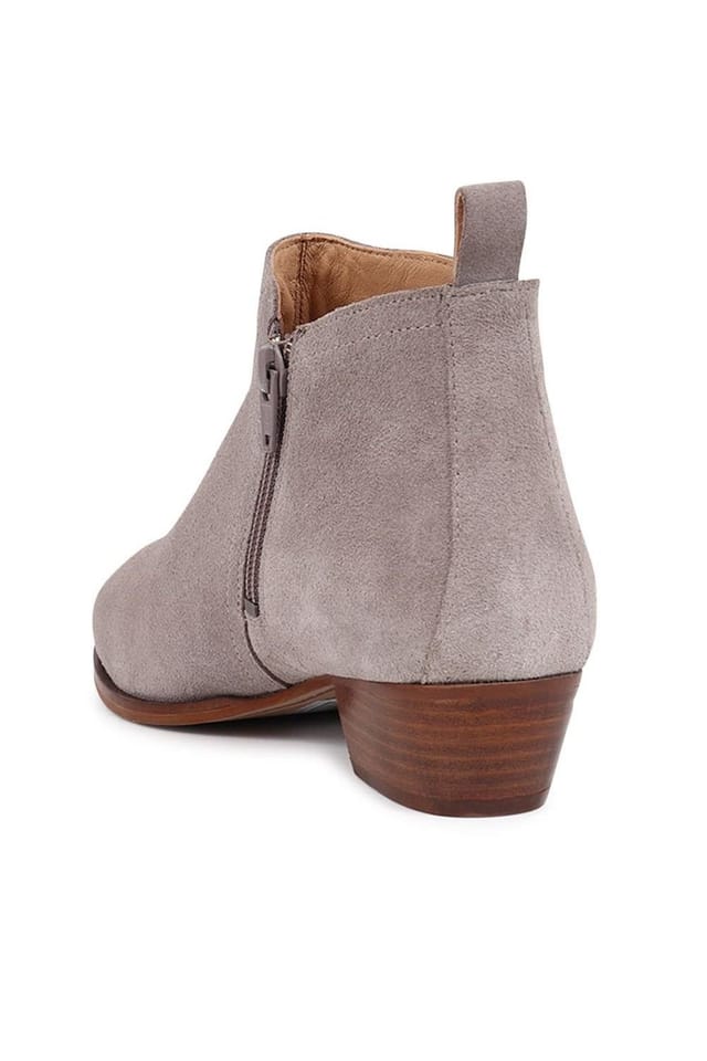 Jones Bootmaker Jones Bootmaker Women's Florie Heeled Leather Ankle Boots in Grey - 3