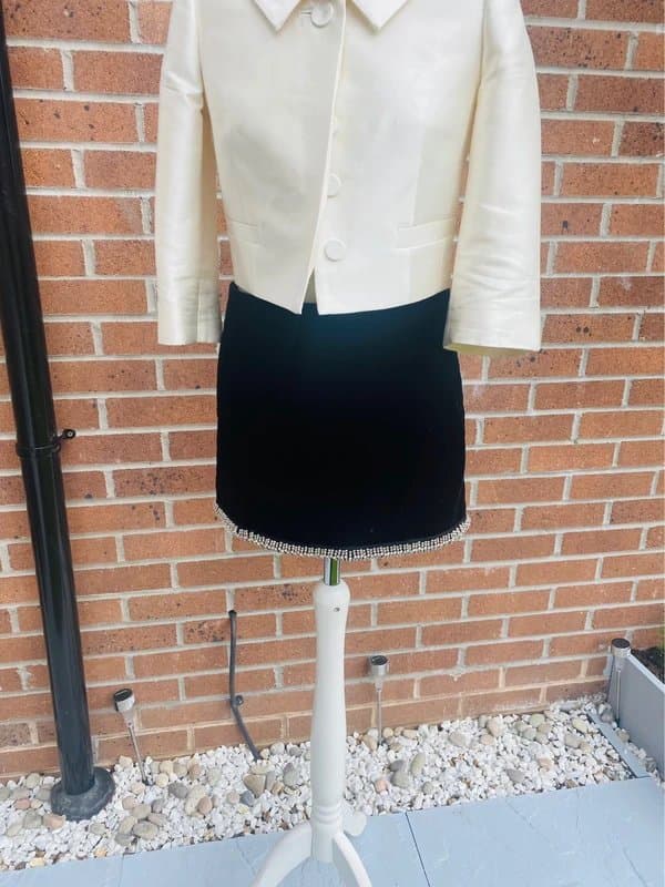 Zara New black Zara mini skirt, M / 38 / 10