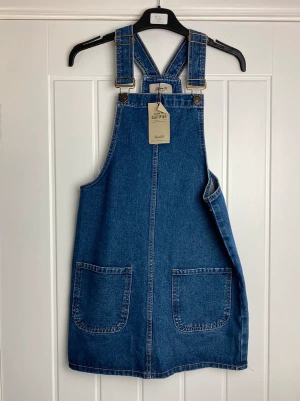 Denim Co Primark Denim Co. Blue Denim Pinafore Dress – UK 4