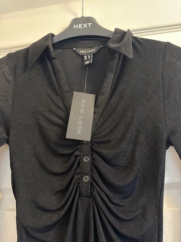 New Look Ladies New Look black top size 6 brand new