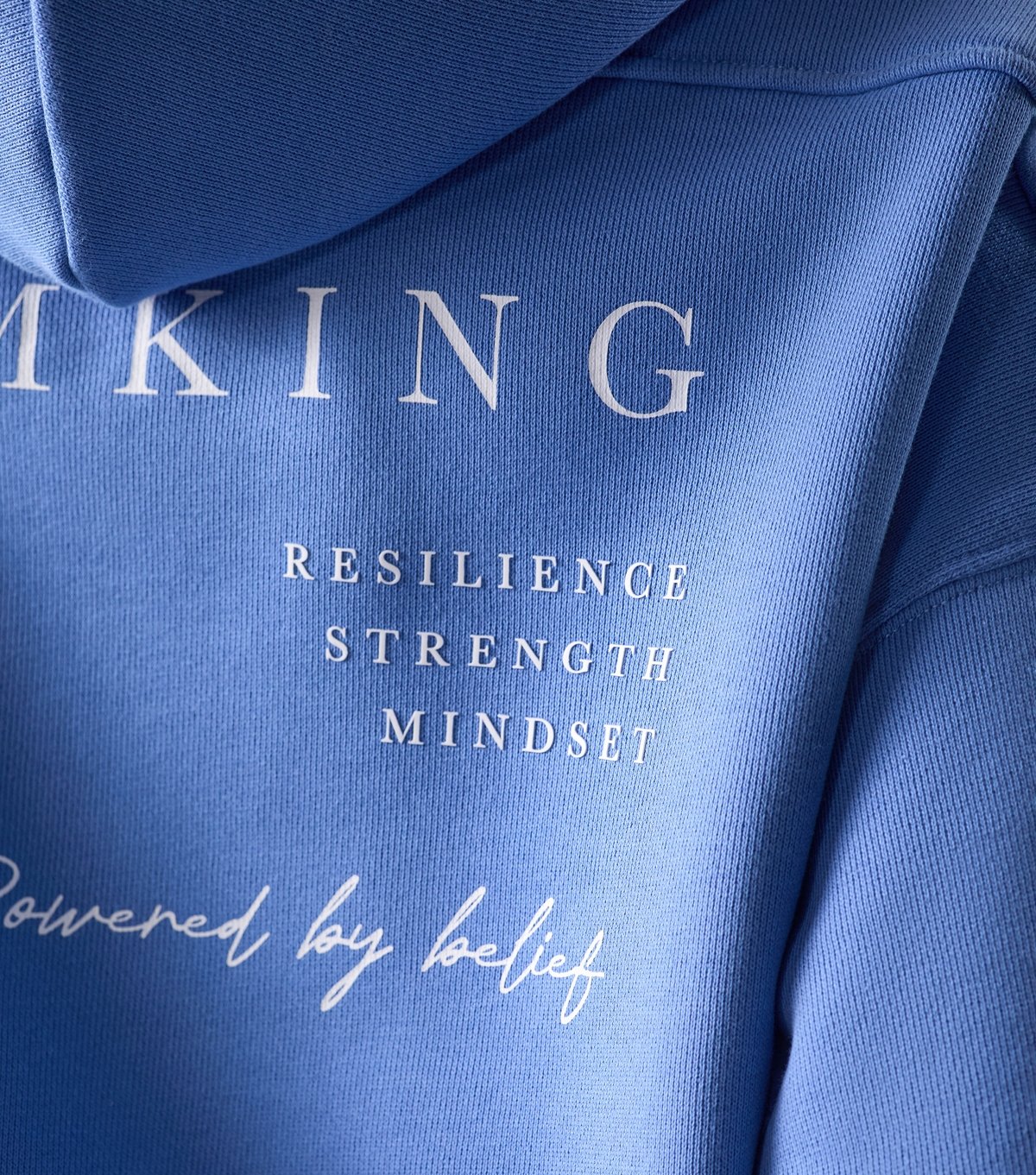 Gym King Women's Define Blue Logo Print Hoodie Gym King New Look - 4