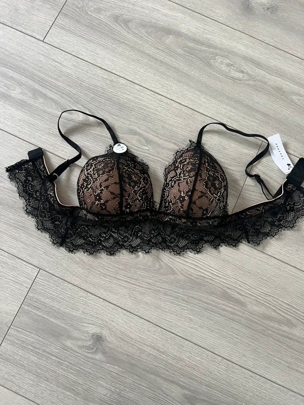 Topshop Topshop Black Lace Bra - 1