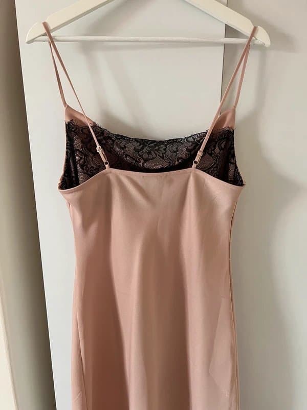 New Look Silky blush occasion dress