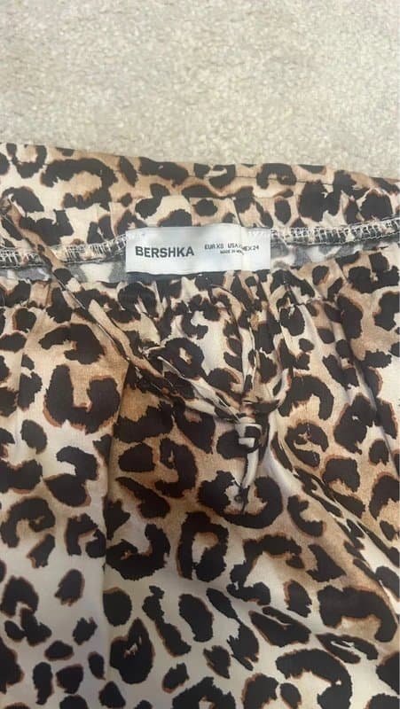 Bershka Satin trousers