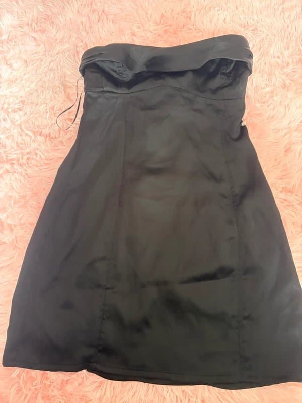Bershka Black mini dress