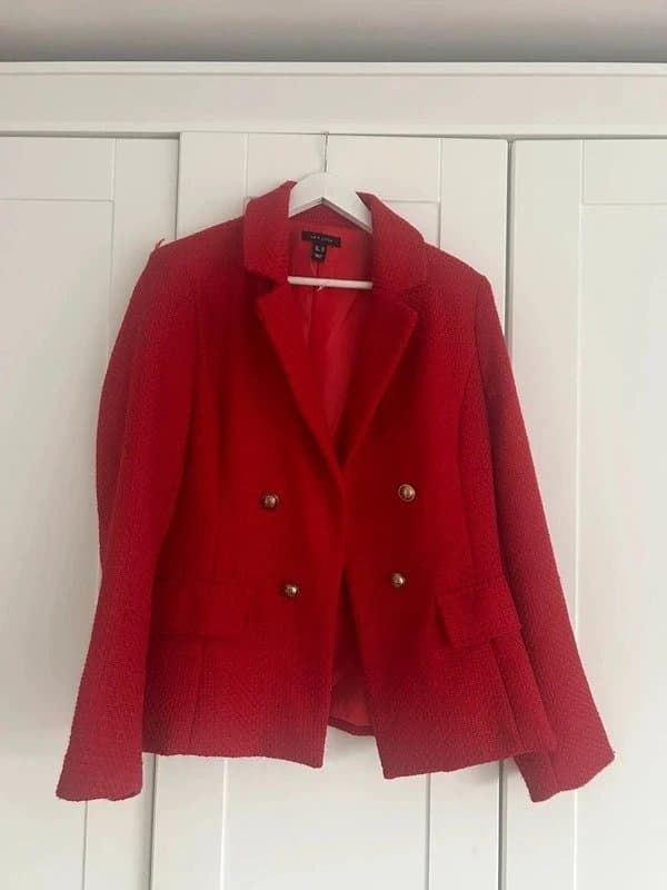 New Look Red New look fitted blazer
